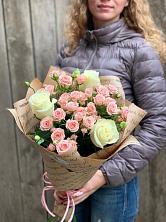 Букет цветов из:  Розы в Белореченском